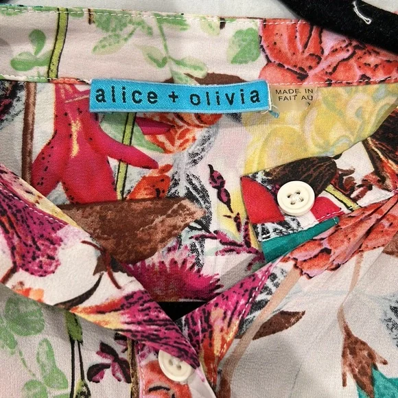 Size XS , Alice+ Olivia Blouse - Picture 2 of 8